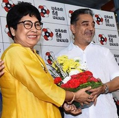 നടി കോവൈ സരള കമൽ ഹാസന്റെ പാർട്ടിയിൽ | Oneindia Malayalam