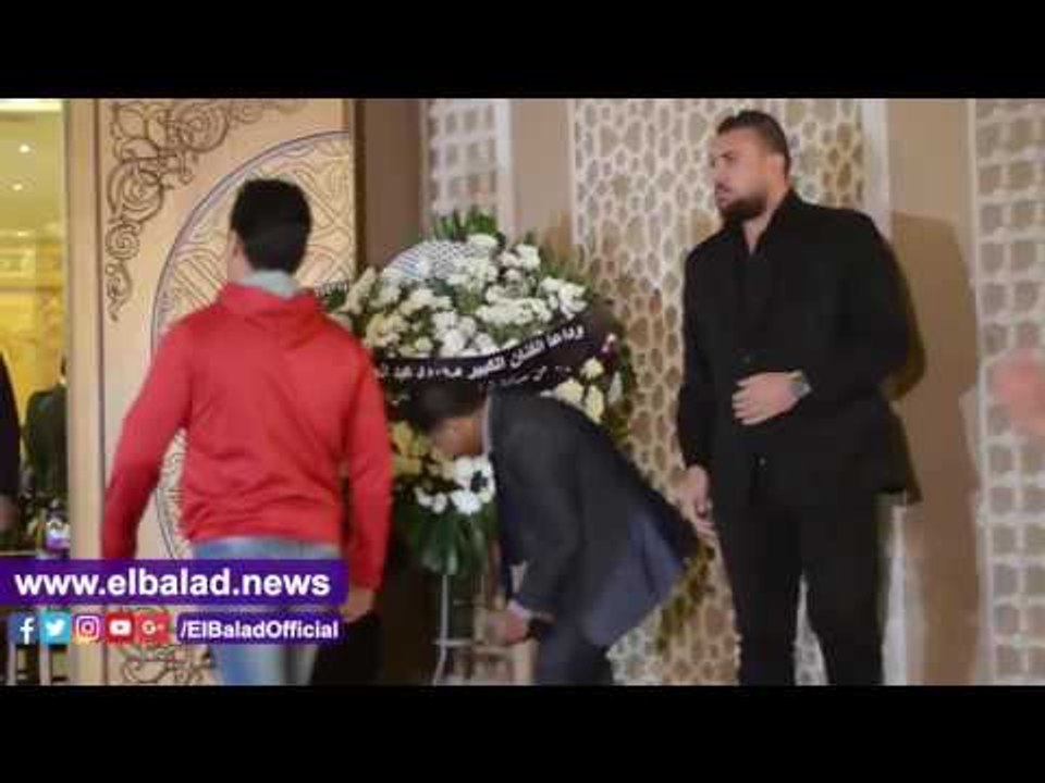 صدى البلد |  الرئيس الفلسطيني يقدم واجب العزاء في «الساحر»