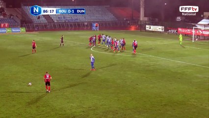 Coup franc dévié mal effectué