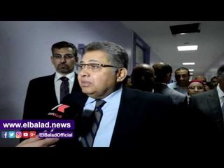 صدى البلد | وزير التعليم العالي يتفقد مستشفى أبو الريش في زيارة مفاجئة