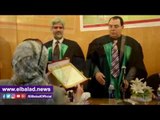 صدى البلد | السفير الأفغاني يكرم أول مصرية أزهرية درست الدكتوراه في افغانستان