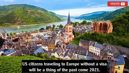 United States citizens will need a visa to visit Europe starting in 2021