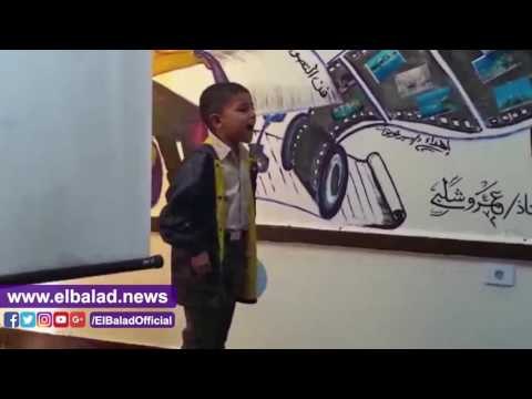 صدى البلد | تلاميذ جنوب سيناء يبدعون فى فنون الصحافة بمعرض اعياد الطفولة