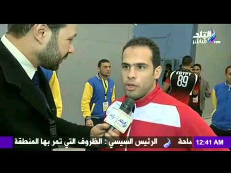 صدى البلد | منتخب اليد يحصد فوزة الثالث في بطوله افريقيا لليد