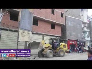 صدى البلد |  تحرير 134 مخالفة فى حملة اشغالات بشوارع المحلة