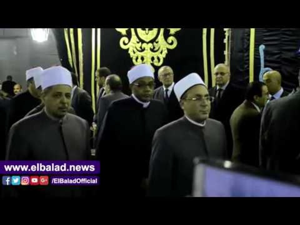 صدى البلد |وكيل الازهر وسفير البحرين وجابر نصار يقدمون العزاء فى يحيى الجمل‎