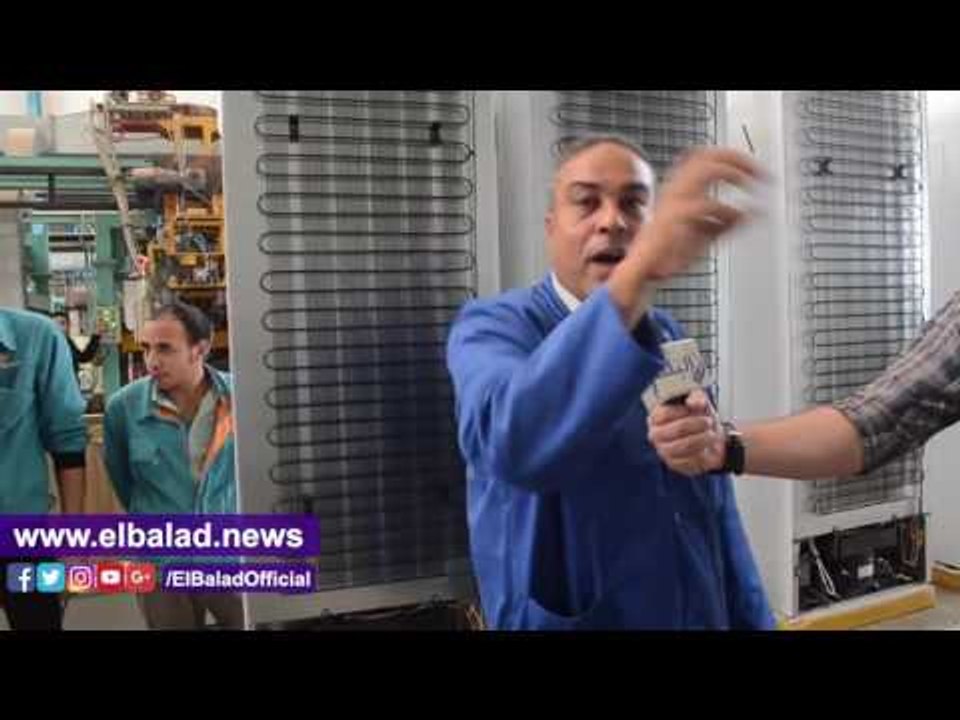صدى البلد | كاميرا "صدى البلد" ترصد تفاصيل ومراحل تصنيع "ثلاجة" الإنتاج الحربي