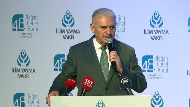 Binali Yıldırım, İlim Yayma Vakfı 48. Olağan Genel Kurulu'na katıldı (1) - İSTANBUL