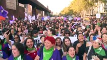 Mujeres marchan contra el machismo iberoamericano