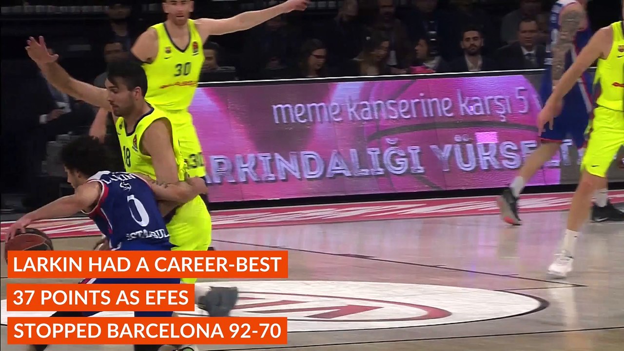 Turkish Airlines EuroLeague Regular Season Round 25 MVP: Shane Larkin, Anadolu Efes Istanbul