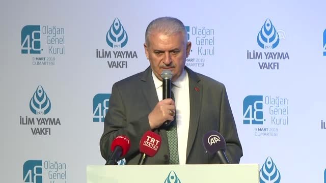 Binali Yıldırım, İlim Yayma Vakfı 48. Olağan Genel Kurulu'na Katıldı (3)