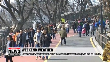 Tải video: Fine dust dissipates on Saturday, accompanied by mild temperatures