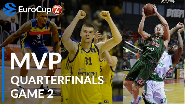 7DAYS EuroCup Quarterfinals Game 2 tri-MVPs: Dylan Ennis, Rokas Giedraitis, Dmitry Kulagin