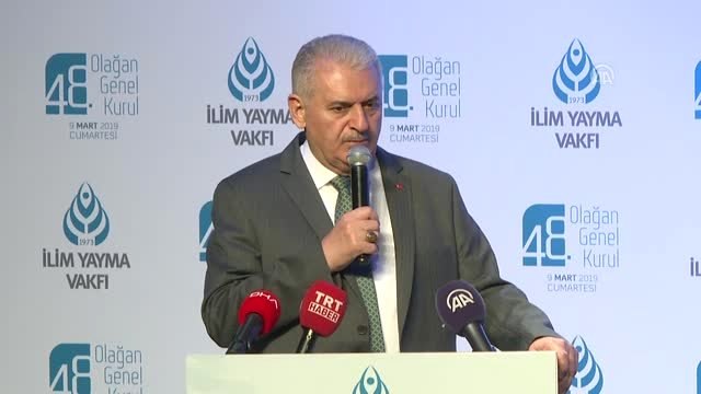 Binali Yıldırım, İlim Yayma Vakfı 48. Olağan Genel Kurulu'na Katıldı (2)