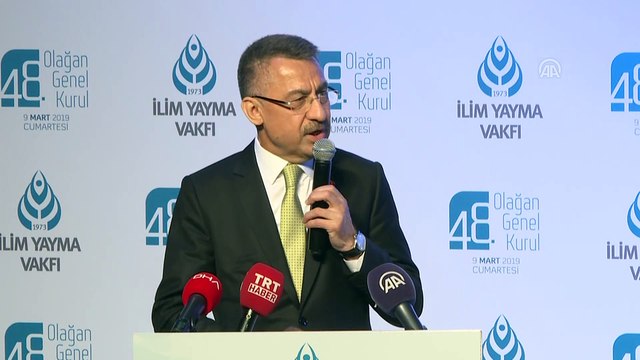 Cumhurbaşkanı Yardımcısı Oktay, İlim Yayma Vakfı 48. Olağan Genel Kurulu'na katıldı (3) - İSTANBUL