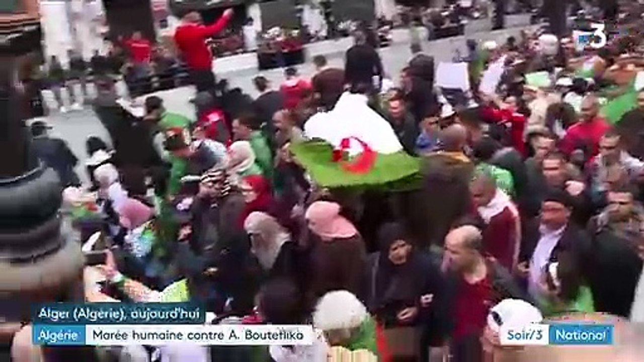 Algérie : une marée humaine contre Abdelaziz Bouteflika
