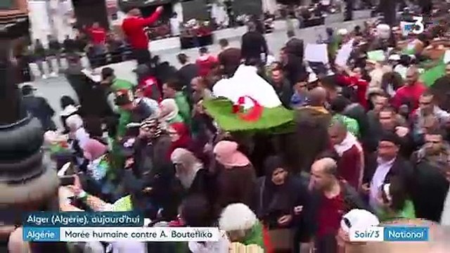 Algérie : une marée humaine contre Abdelaziz Bouteflika