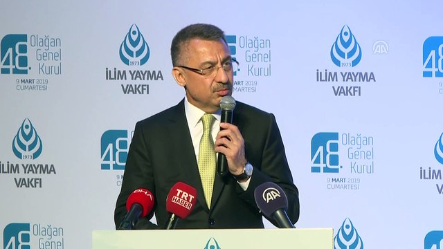 Cumhurbaşkanı Yardımcısı Oktay, İlim Yayma Vakfı 48. Olağan Genel Kurulu'na katıldı (2) - İSTANBUL