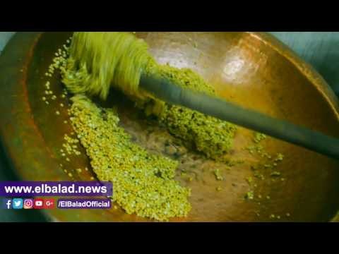 صدى البلد | تعرف على مراحل تصنيع الحمصية من داخل إحدى مصانع الحلويات