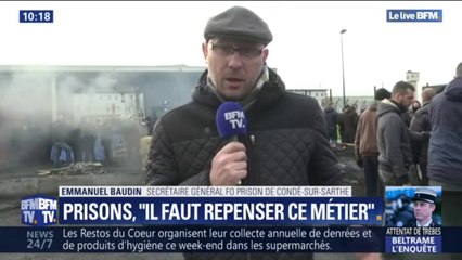 Après l'attaque à la prison de Condé-sur-Sarthe, ce surveillant demande à ce que l'on "repense" son métier