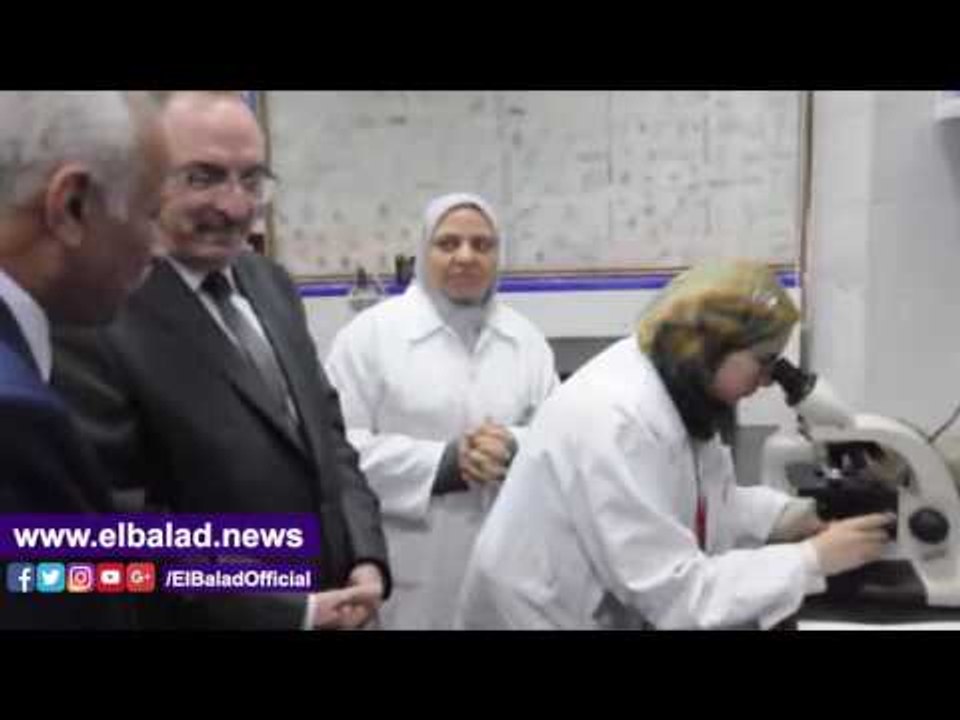 صدى البلد |محافظ بني سويف في زيارة لشركة مياه الشرب لمتابعة عمل المنظومة