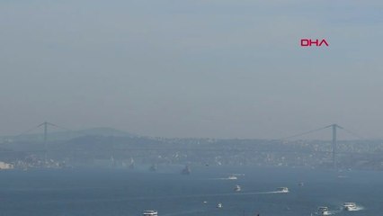 Mavi Vatan Tatbikatına Katılan Gemilerin Boğaz'dan Çıkışı