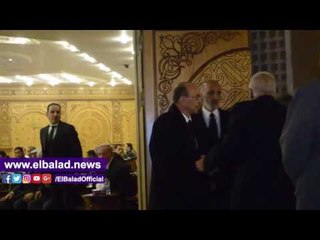 صدى البلد |  وزيرا النقل والإنتاج الحربي في عزاء زوجة الفنان محمد صبحى‎
