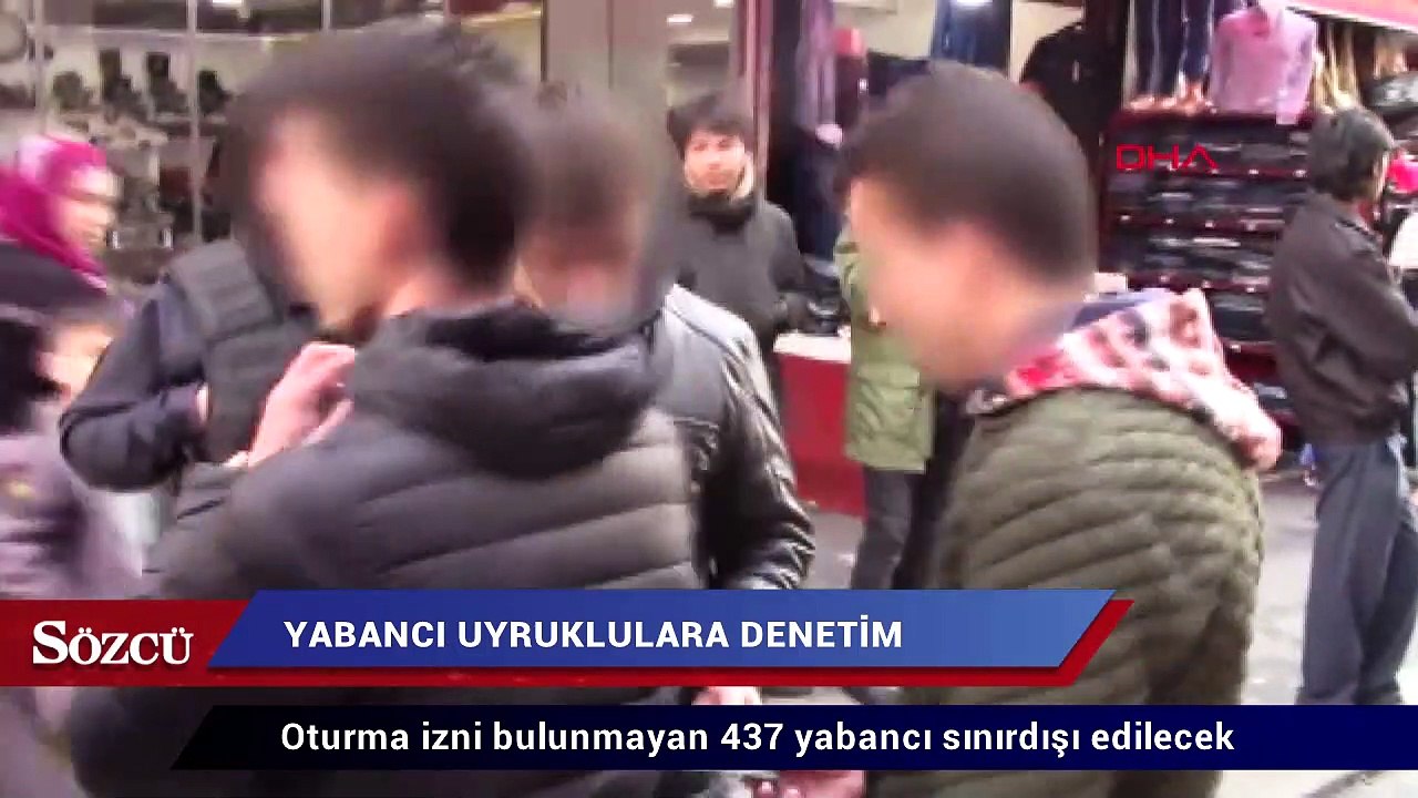 Fatih’te oturma izni bulunmayan 437 yabancı sın...