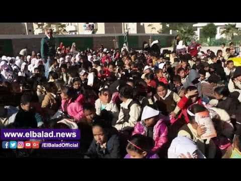 صدى البلد |مدرسة نجيب محفوظ بطور سيناء تحتفل بالمولد النبوي