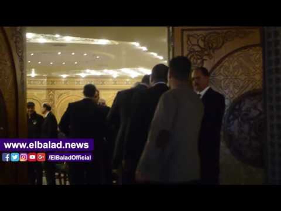 صدى البلد |  علاء وجمال مبارك يحضران عزاء زوجة محمد صبحي