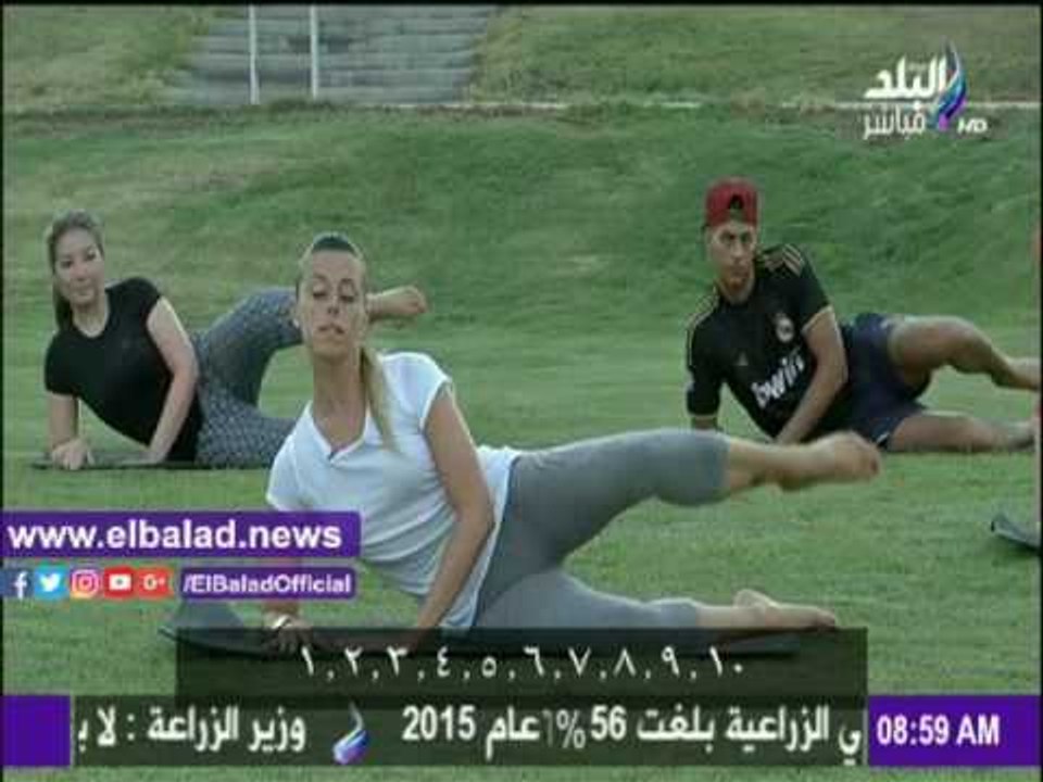 صدى البلد |تدريبات رياضية لتقوية عضلات الجسم على «صباح البلد»