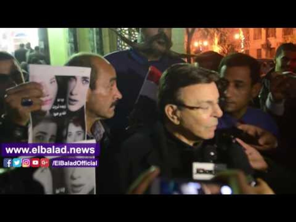 صدى البلد |أشرف زكي وسمير صبري ومحمد عبدالقدوس يشاركون في عزاء زبيدة ثروت