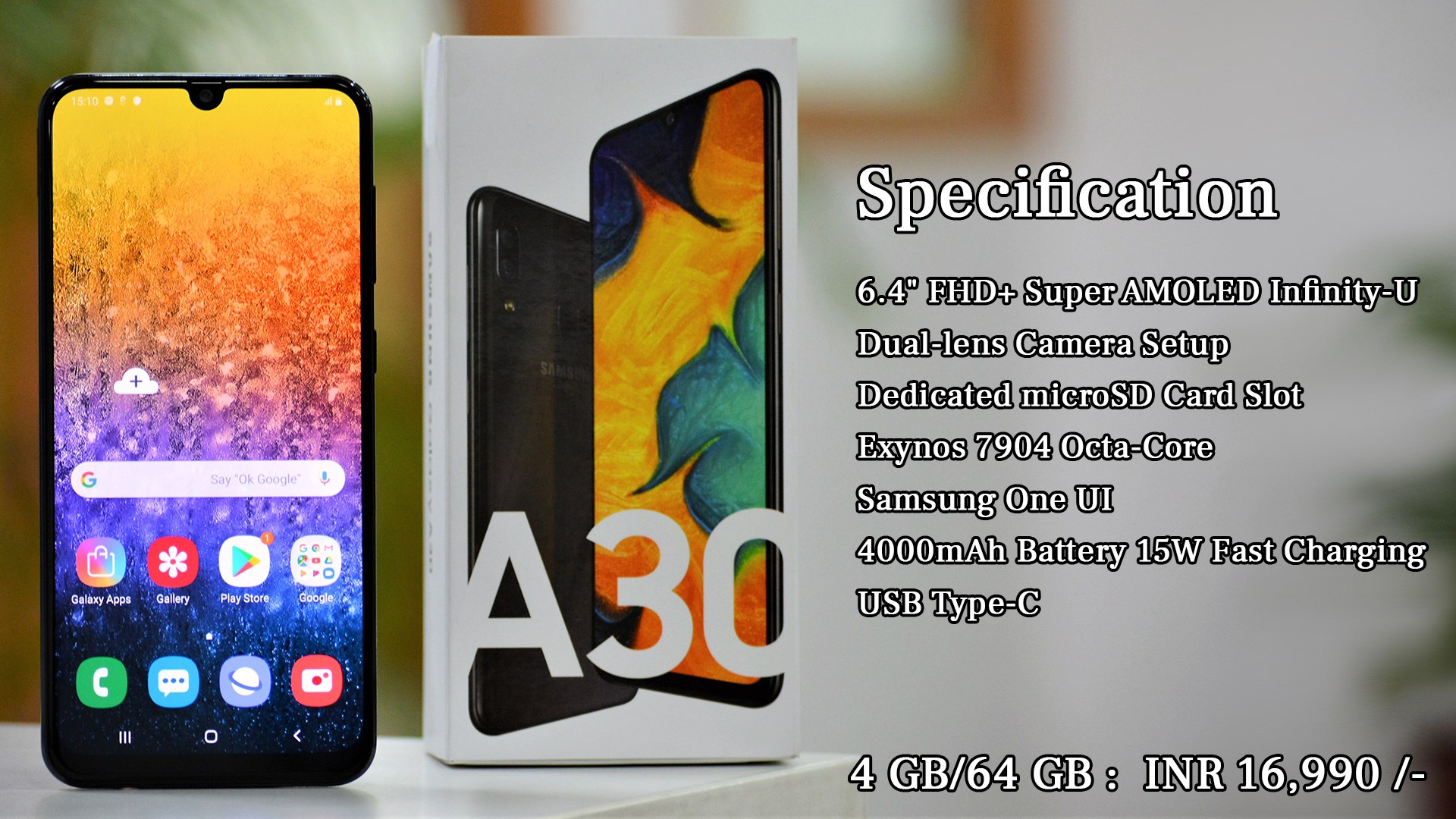 Samsung Galaxy A30 Quick Unboxing And Features Video Dailymotion