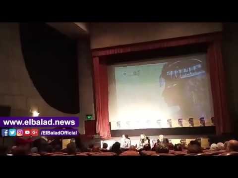 صدى البلد |أحمد شيحة يبكى فى ملتقى الأقصر للتصوير حزنا على ضحايا الارهاب