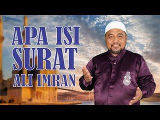 APA ISI SURAT ALI IMRAN