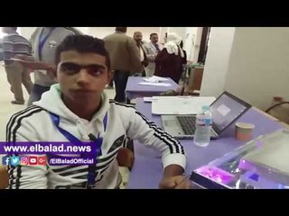 صدى البلد |  طالب بالثانوى الصناعى بالقليوبية ينجح فى تصميم منزل لخدمة ذوى الإحتياجات الخاصة