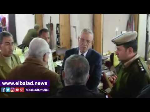 صدى البلد | محافظ المنيا يقود حملة مرورية لتنظيم خطوط سير السيارات