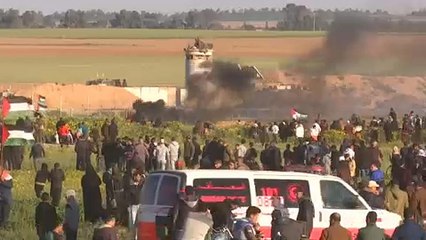 Nuevo viernes de protestas en la franja de Gaza deja un palestino muerto