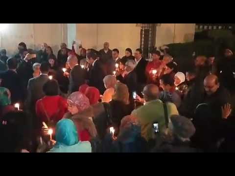 صدى البلد |شاهد وقفة صامتة بالشموع فى افتتاح مهرجان الحلى