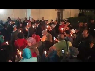 صدى البلد |شاهد وقفة صامتة بالشموع فى افتتاح مهرجان الحلى