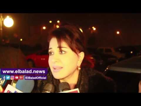 صدى البلد |الفنانة مادلين طبر في عزاء أحمد راتب‎