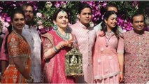 Akash Ambani & Shloka Wedding: Mukesh Ambani, Nita Ambani & Isha Ambani Reach; Watch Video FilmiBeat