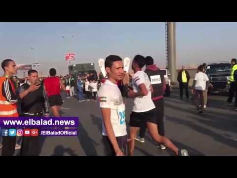 صدى البلد | متحدي الإعاقة يشاركون في ماراثون الشيخ زايد الخيري