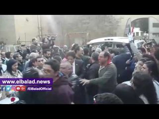 صدى البلد | انتهاء صلاة الجنازة على "ماجى" آخر شهداء البطرسية