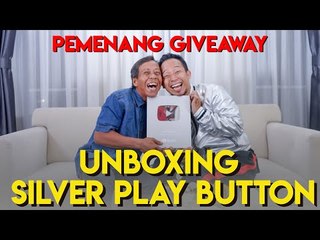 UNBOXING SILVER BUTTON - PEMENANG GIVEAWAY