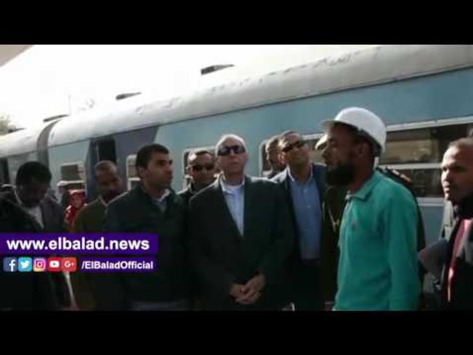 صدى البلد |" حجازى " يتابع أعمال تطوير محطة قطارات أسوان ويطالب بتشديد الإجاراءت الأمنية