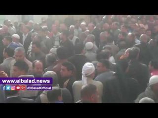 صدى البلد | الآلاف يشييعون جثمان المستشار المنتحر بالمنوفية.. والشرطة تغلق الطريق