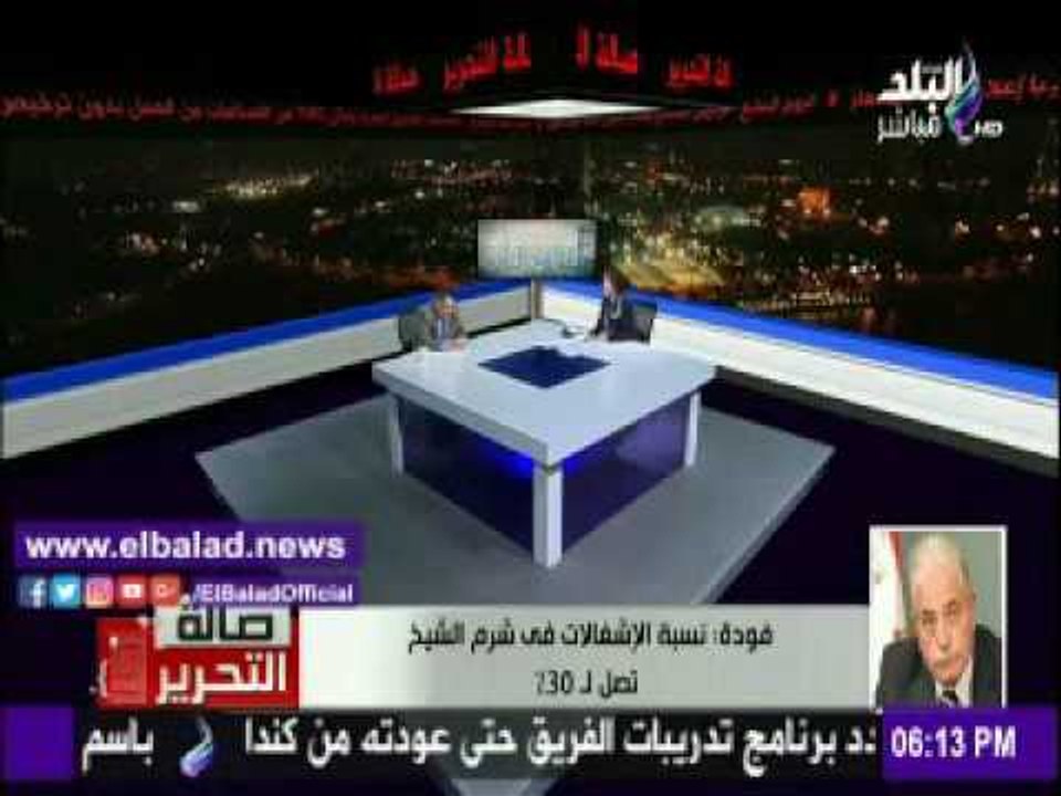 صدى البلد |خالد فودة : نسبة الإشغالات فى شرم ال...