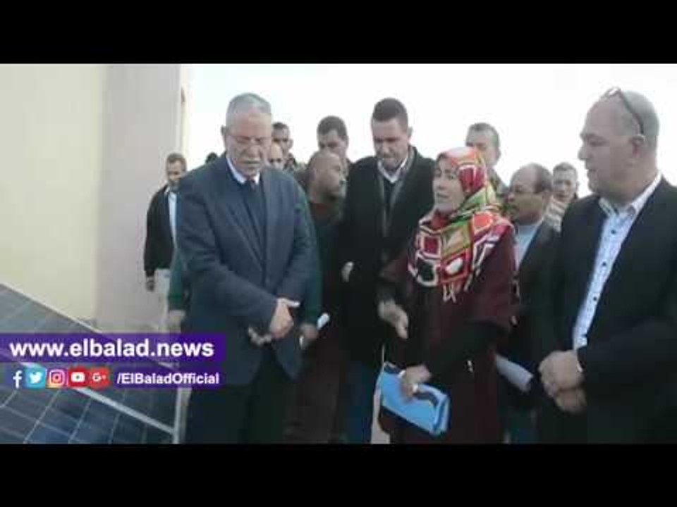 صدى البلد | محافظ المنيا يفتتح مبنى الوحدة المحلية بمطاي