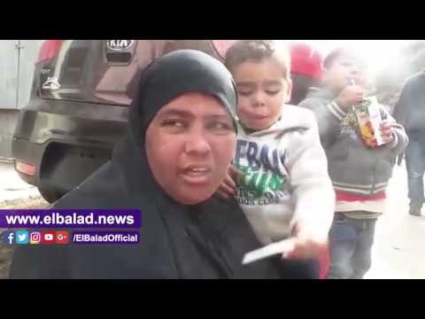 صدى البلد |سيدة تمسح أحذية للإنفاق على 4 أطفال وتطالب التضامن بمساعدتها
